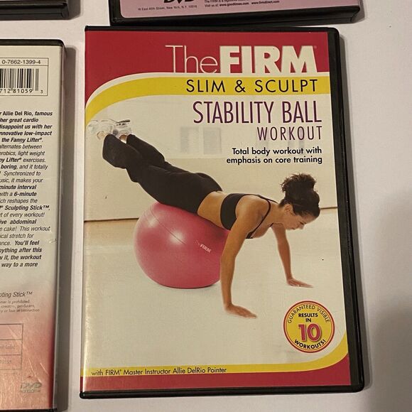 The Firm DVDs Lot Of 4 Ab Sculpt, Cardio Sculpt, Max Cardio Burn, Ball - Picture 9 of 11
